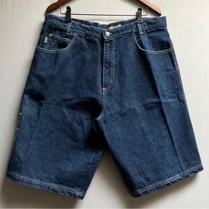Y2K Vintage Slantsix Baggy Denim Carpenter Jorts Skate Shorts Mens XL